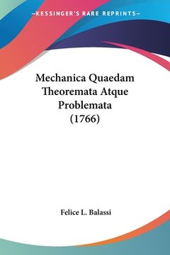 portada Mechanica Quaedam Theoremata Atque Problemata (1766) (en Latin)