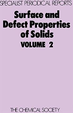 portada Surface and Defect Properties of Solids: Volume 2 (en Inglés)