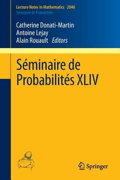portada seminaire de probabilits xliv (en Inglés)