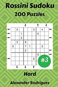 portada Rossini Sudoku Puzzles - Hard 200 Vol. 3 (Volume 3) (en Inglés)