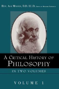 portada a critical history of philosophy volume 1 (en Inglés)