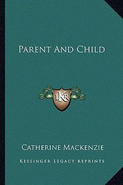 portada parent and child (en Inglés)