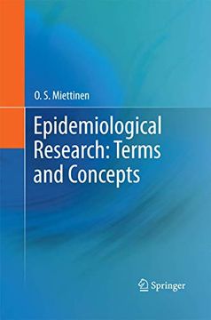 portada Epidemiological Research: Terms and Concepts (en Inglés)