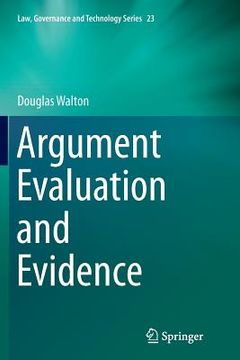 portada Argument Evaluation and Evidence (in English)