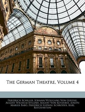 portada the german theatre, volume 4