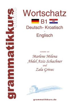 portada Wörterbuch Deutsch - Kroatisch - Englisch Niveau b1 (en Alemán)