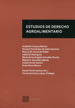 portada Estudios de Derecho Agroalimentario (in Spanish)