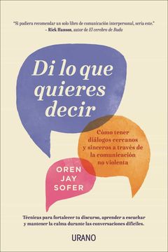 portada Di lo que Quieres Decir (in Spanish)