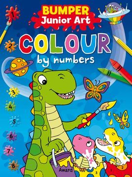 portada Bumper Junior Art Colour by Numbers: Painting Is Fun When It's As Easy As - One, Two, Three!