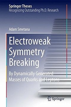 portada Electroweak Symmetry Breaking: By Dynamically Generated Masses of Quarks and Leptons (Springer Theses) (in English)