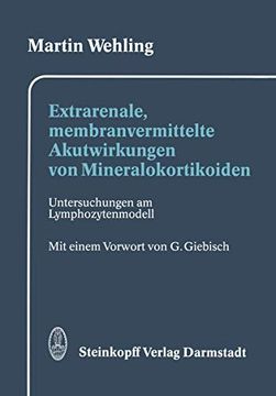 portada Extrarenale, Membranvermittelte Akutwirkungen von Mineralokortikoiden: Untersuchungen am Lymphozytenmodell (en Alemán)