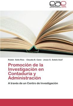 portada Promocion de La Investigacion En Contaduria y Administracion