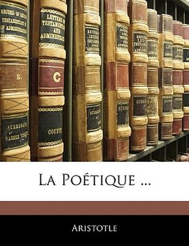 portada La Poétique ... (en Francés)