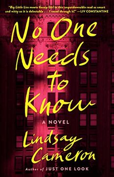 portada No one Needs to Know: A Novel (en Inglés)