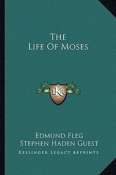 portada the life of moses (en Inglés)