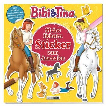 portada Bibi & Tina: Meine Liebsten Sticker zum Ausmalen (in German)