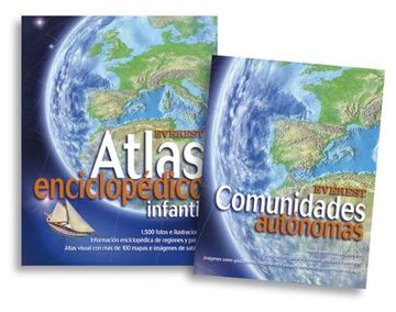 portada Atlas Enciclopédico Infantil Con Separata De Las CC.AA. De España (Atlas Everest)