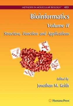 portada Bioinformatics: Volume II: Structure, Function and Applications (in English)
