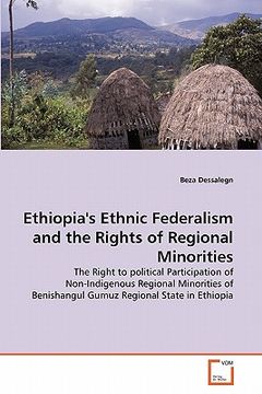 portada ethiopia's ethnic federalism and the rights of regional minorities (en Inglés)