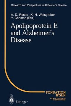 portada apolipoprotein e and alzheimer s disease (en Inglés)