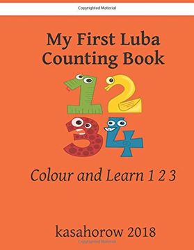 portada My First Luba Counting Book: Colour and Learn 1 2 3 (Luba Kasahorow) (in English)