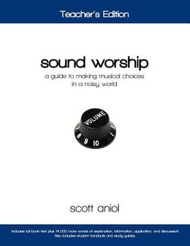 portada sound worship: teacher's edition