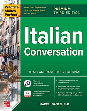 portada Practice Makes Perfect: Italian Conversation, Premium Third Edition (in English)