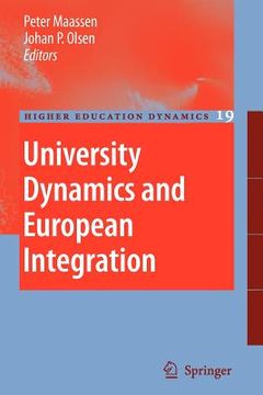 portada university dynamics and european integration