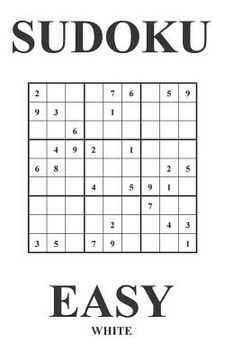 portada Sudoku Easy White (en Inglés)