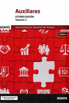 portada Auxiliares de Estado (Estabilización) Temario 2 (in Spanish)