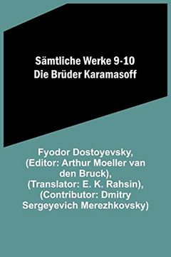 portada Sämtliche Werke 9-10: Die Brüder Karamasoff (in German)
