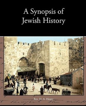 portada a synopsis of jewish history (en Inglés)