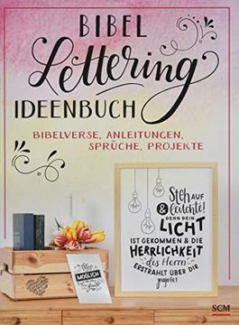 portada Bibel-Lettering Ideenbuch: Bibelverse, Anleitungen, Sprüche, Projekte (en Alemán)
