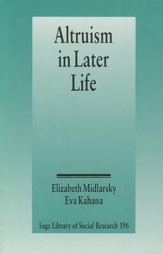 portada altruism in later life (en Inglés)