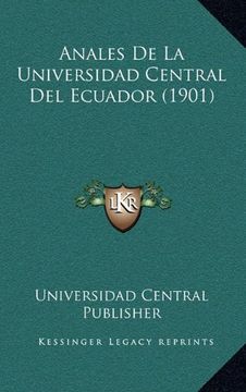 portada Anales de la Universidad Central del Ecuador (1901)