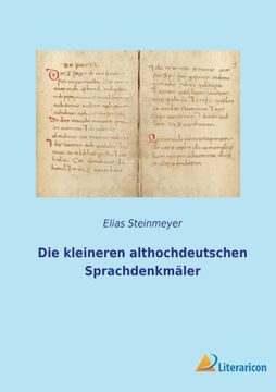 portada Die kleineren althochdeutschen Sprachdenkmäler (en Alemán)