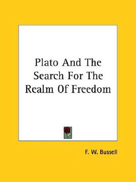 portada plato and the search for the realm of freedom
