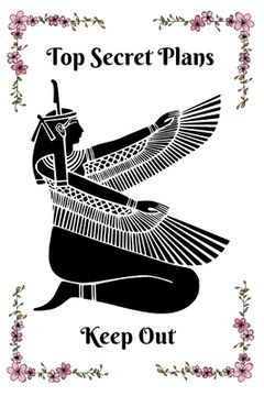 portada Egyptian Goddess Ma'at Planner With Pink Border