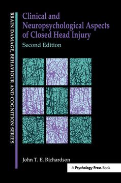 portada clinical and neuropsychological aspects of closed head injury (in English)
