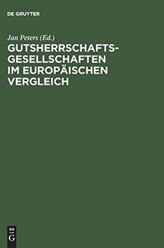 portada Gutsherrschaftsgesellschaften im Europäischen Vergleich (in German)