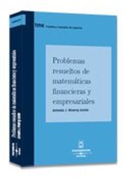 portada Problemas resueltos de matemáticas financieras y empresariales (Tratados y Manuales de Empresa)