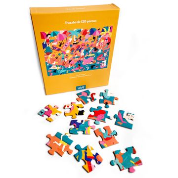 portada Puzzle 120 piezas "Un día de verano"