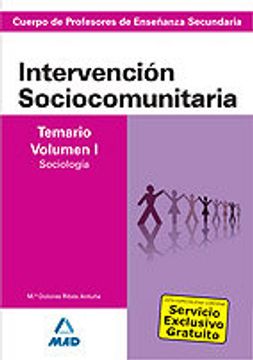portada Intervencion sociocomunitaria - temario vol. I (Profesores Eso - Fp 2012)