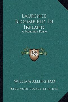 portada laurence bloomfield in ireland: a modern poem (en Inglés)