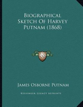portada biographical sketch of harvey putnam (1868) (en Inglés)