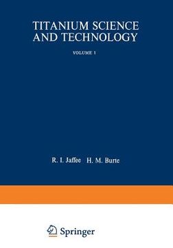 portada Titanium Science and Technology (in English)