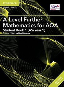 portada A Level Further Mathematics for Aqa Student Book 1 (As/Year 1) with Digital Access (2 Years) (en Inglés)