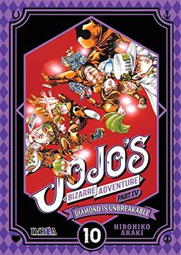 portada Jojo's Bizarre Adventure Parte 04 Diamond is Unbreakable 10 (in Spanish)