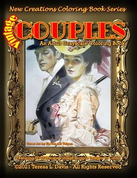 portada New Creations Coloring Book Series: Vintage Couples (in English)