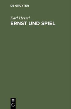 portada Ernst und Spiel (en Alemán)